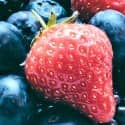 Strawberries and blueberries